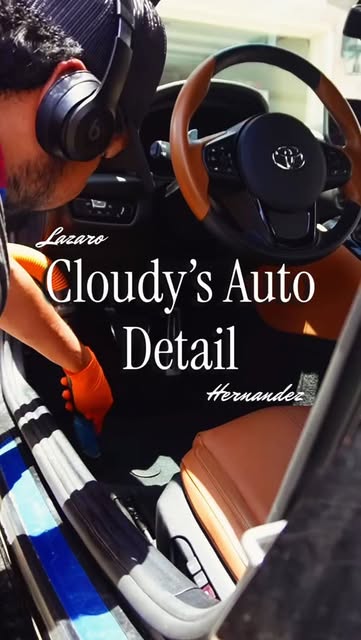Auto detail motion poster frame